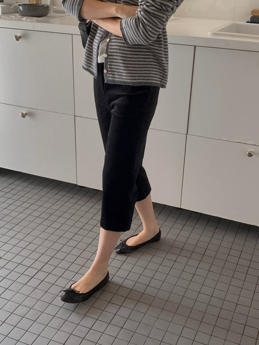 velvet capri pants