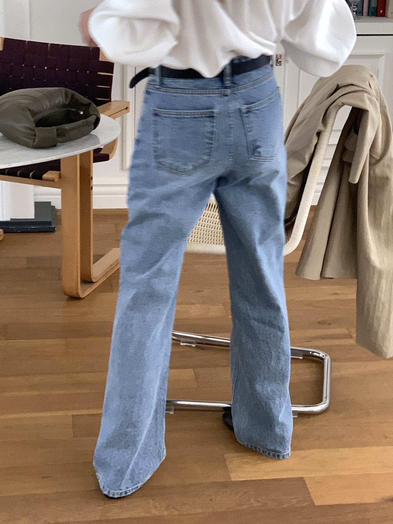 Laura straight fit denim pants