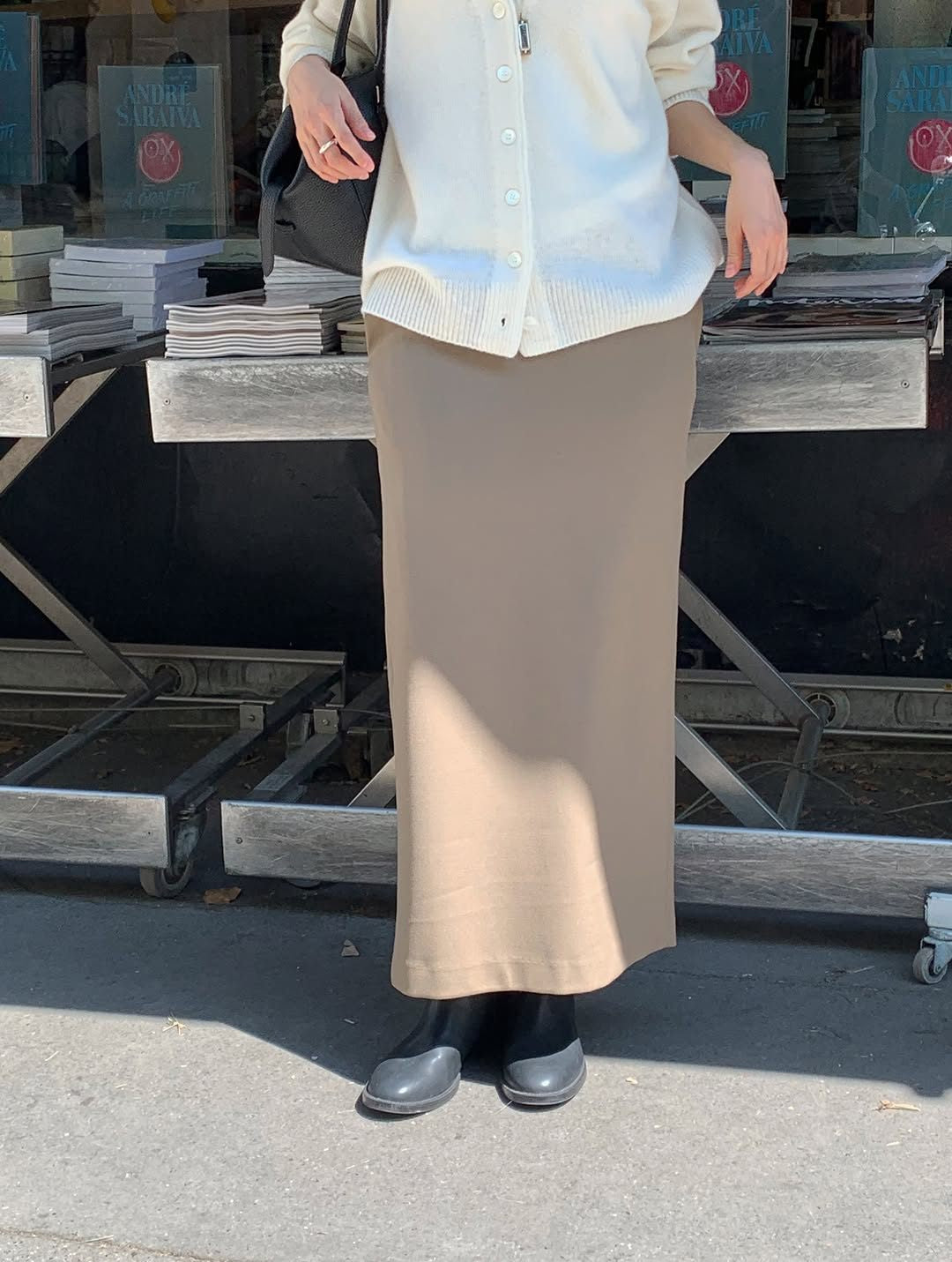 Viola H-line long skirt-2col