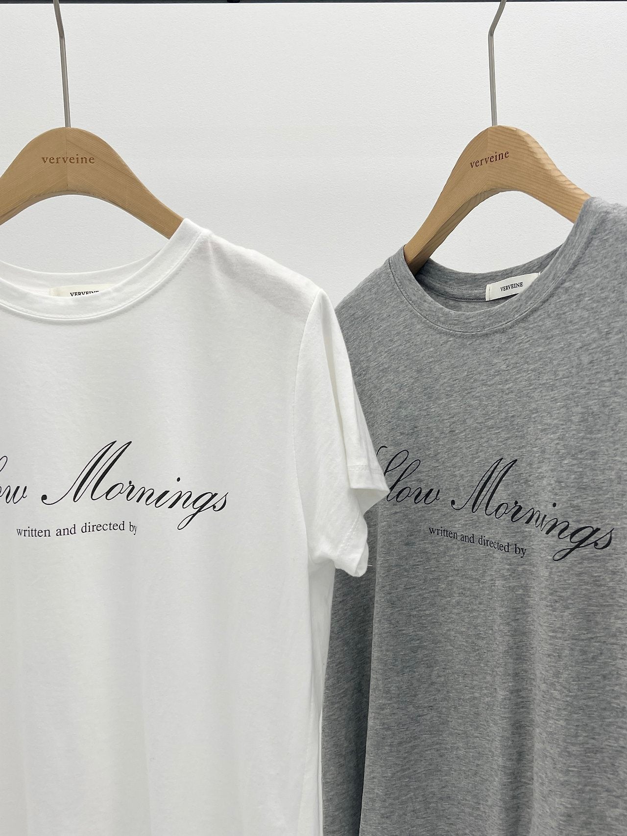 Slow Morning short sleeve T-2col