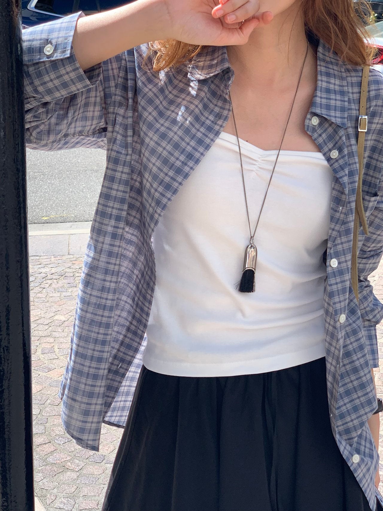 Halen check shirt-2col