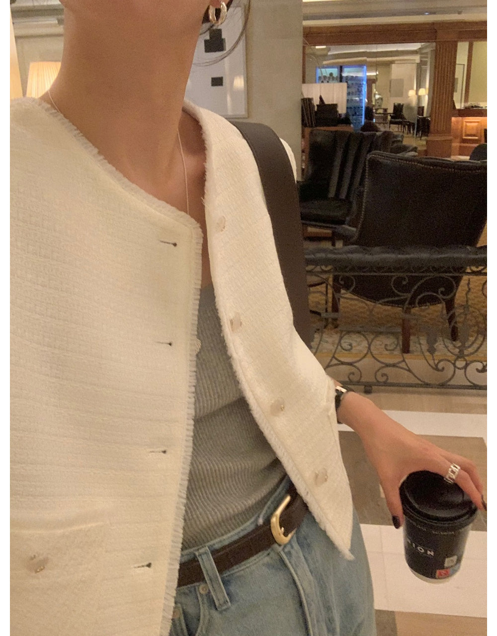 Alle tweed jacket-3col