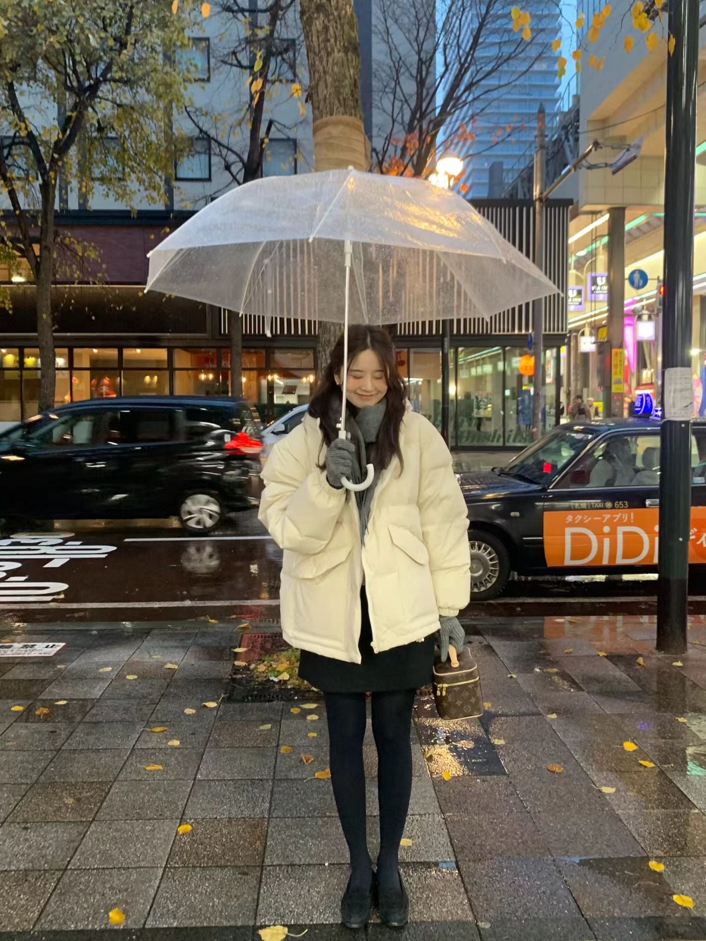 Ounce pocket hood duck down jumper-2col