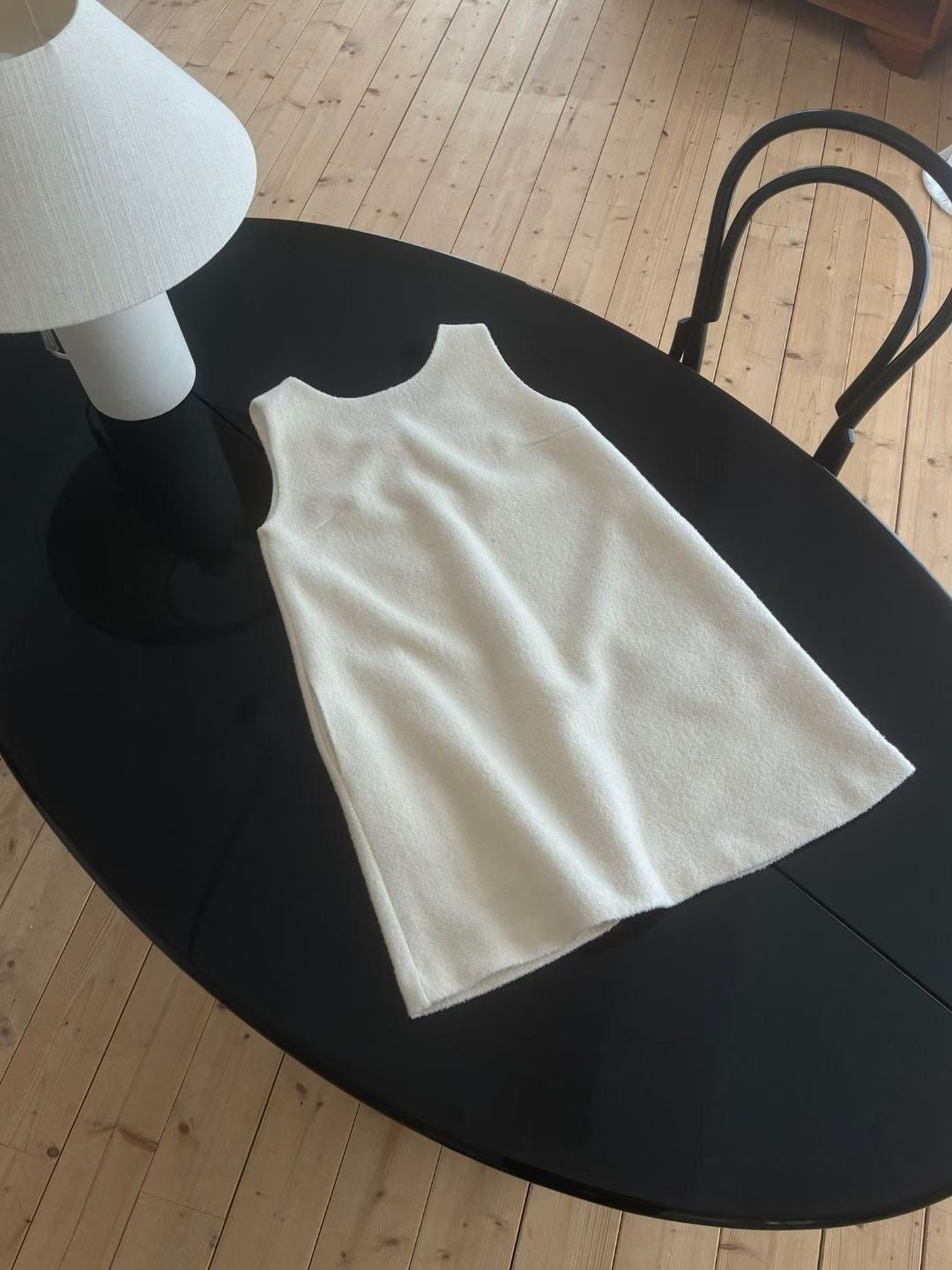 Wool boucle onepiece-2col