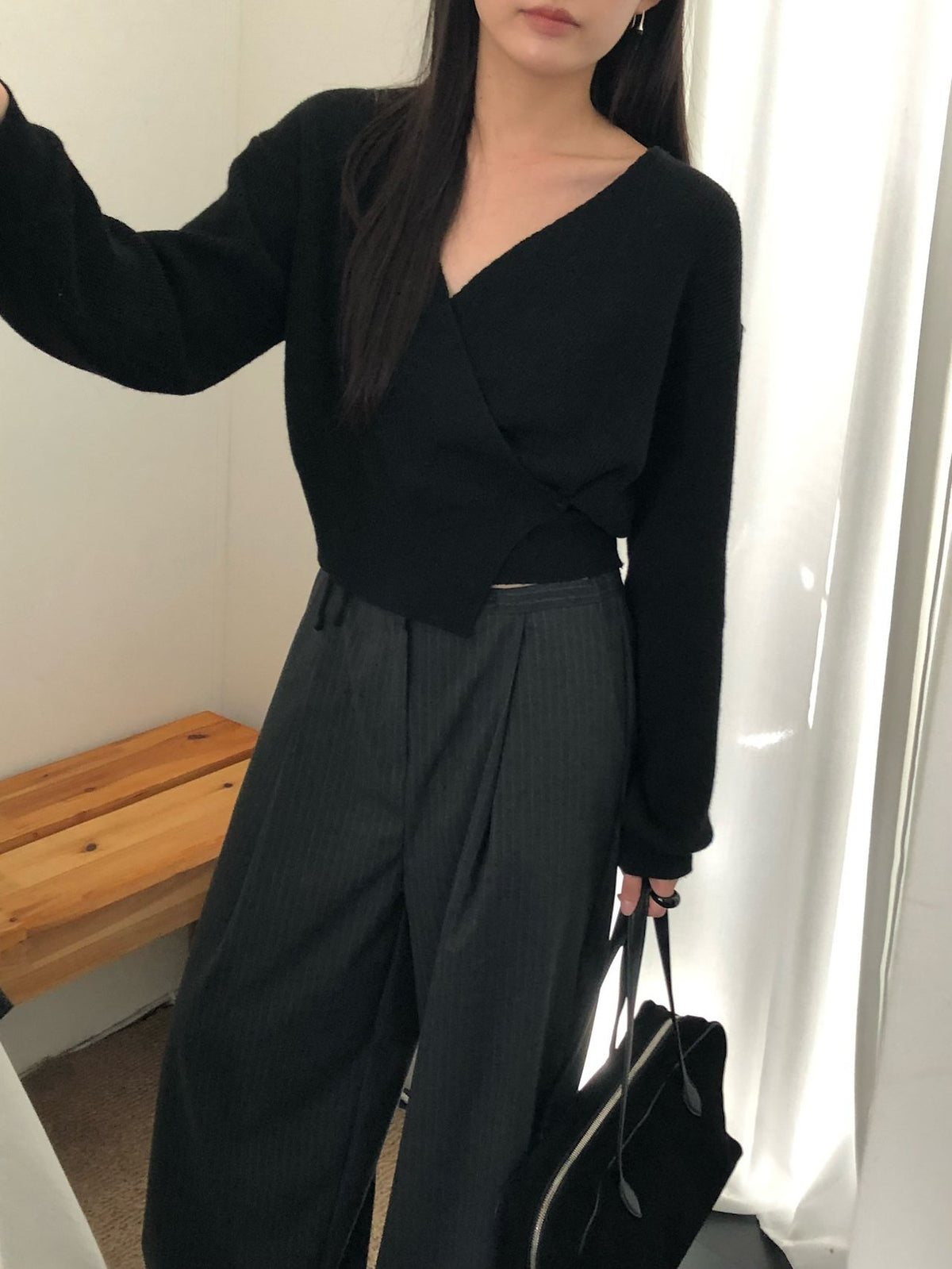 line wrap knit-3col