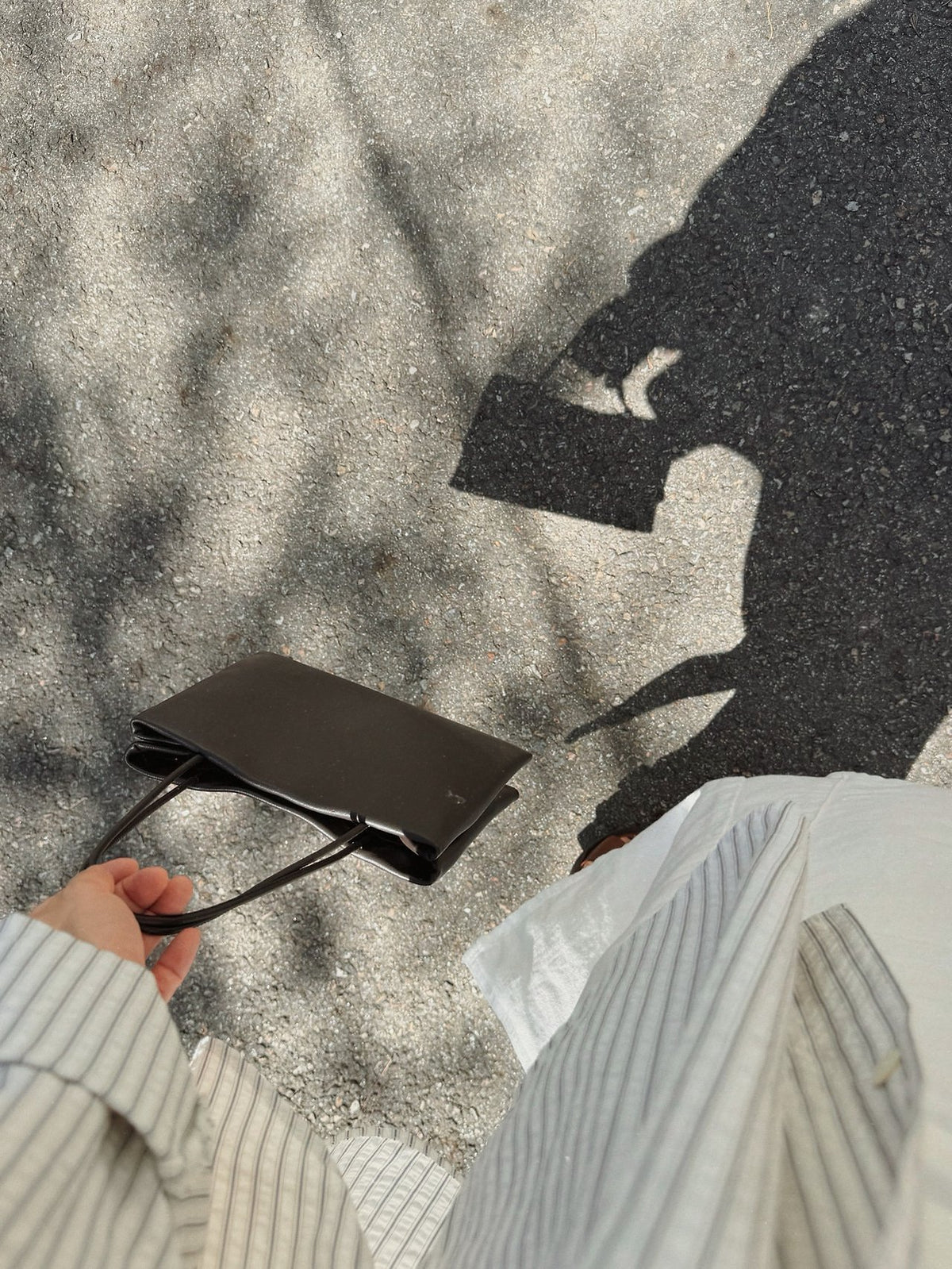 Lamb leather laptop bag
