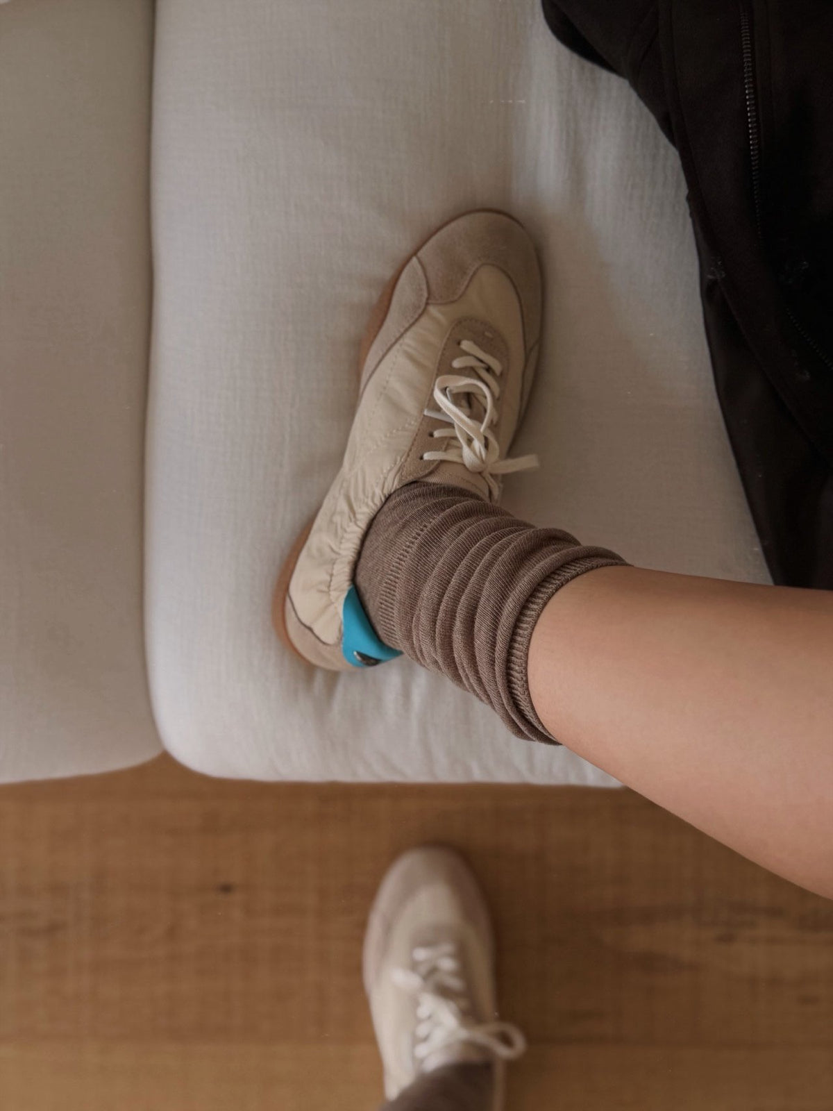cloud suede sneakers-2col