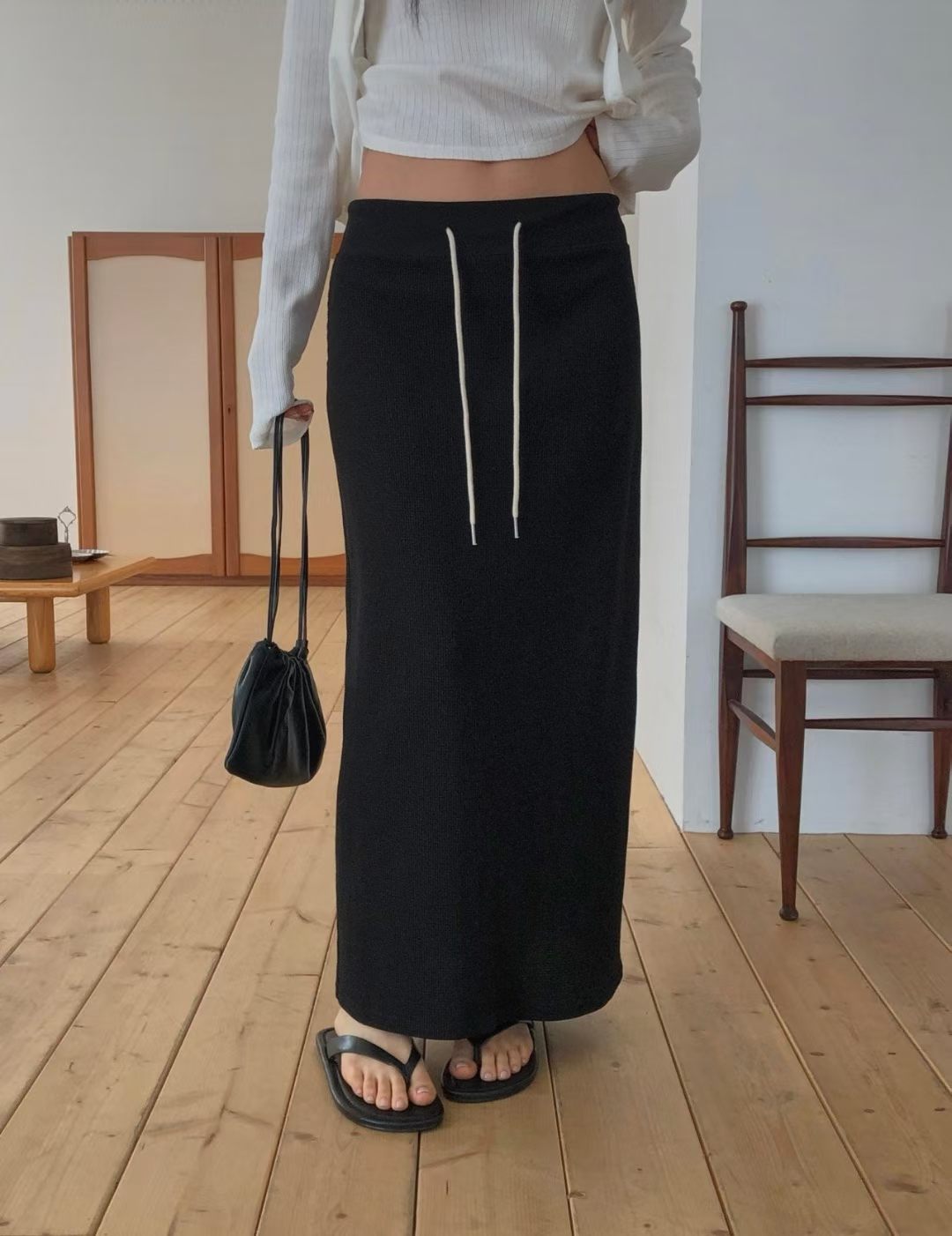 Waffle skirt-3col