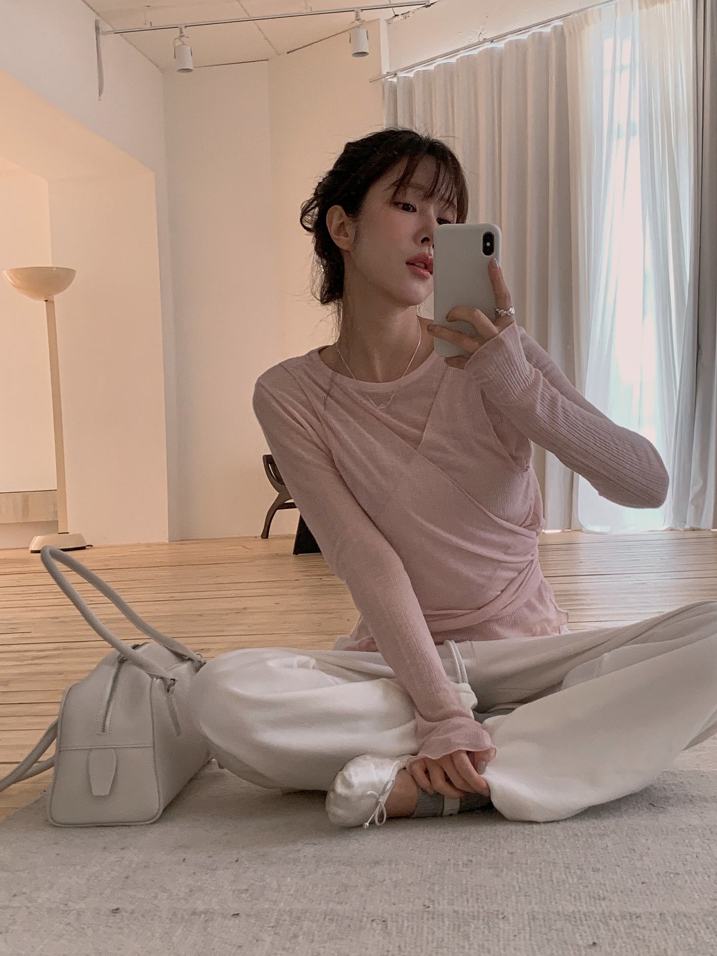 Sophie wrap vest&T set-3col