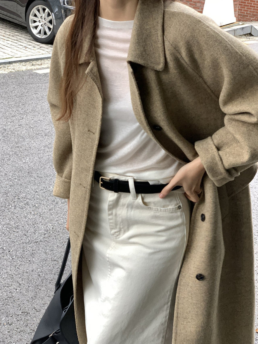 Serin shetland hadmade coat-2col