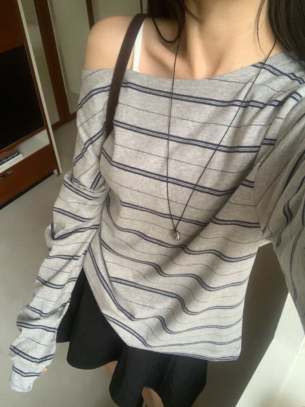 Celine off shoulder T-4col