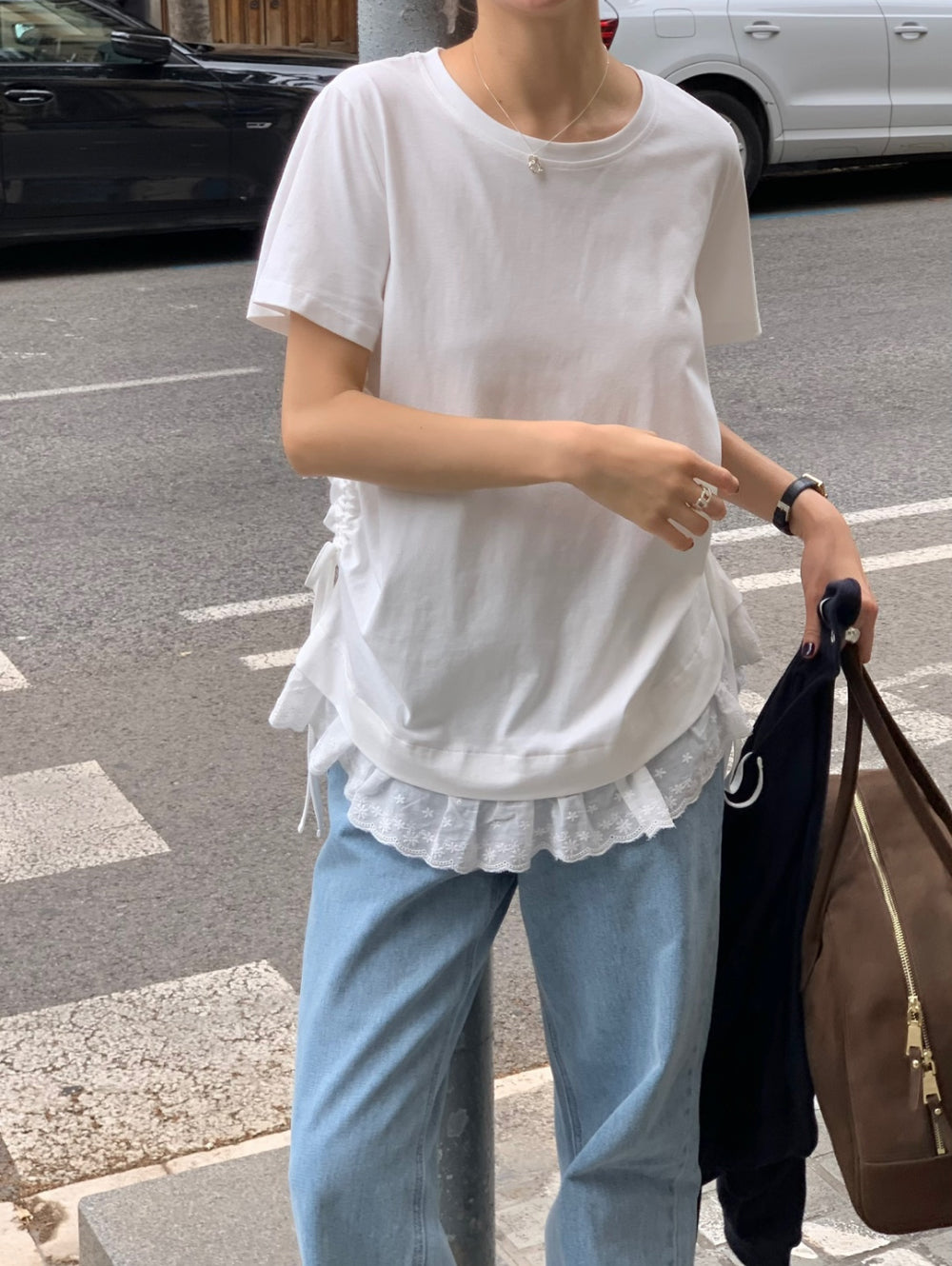 Lace string T