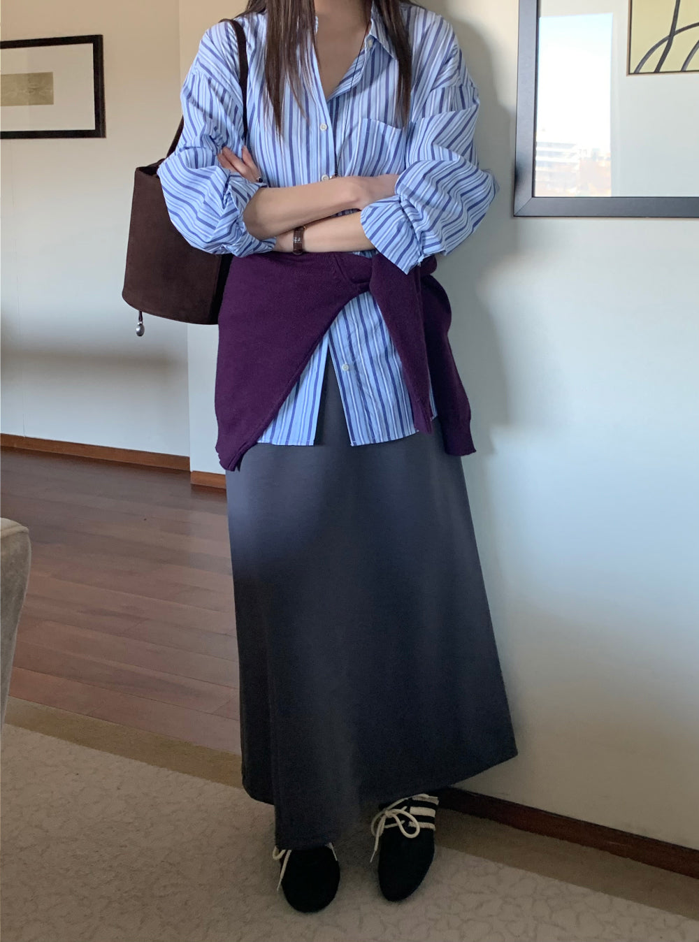 Macaron banding skirt-4col