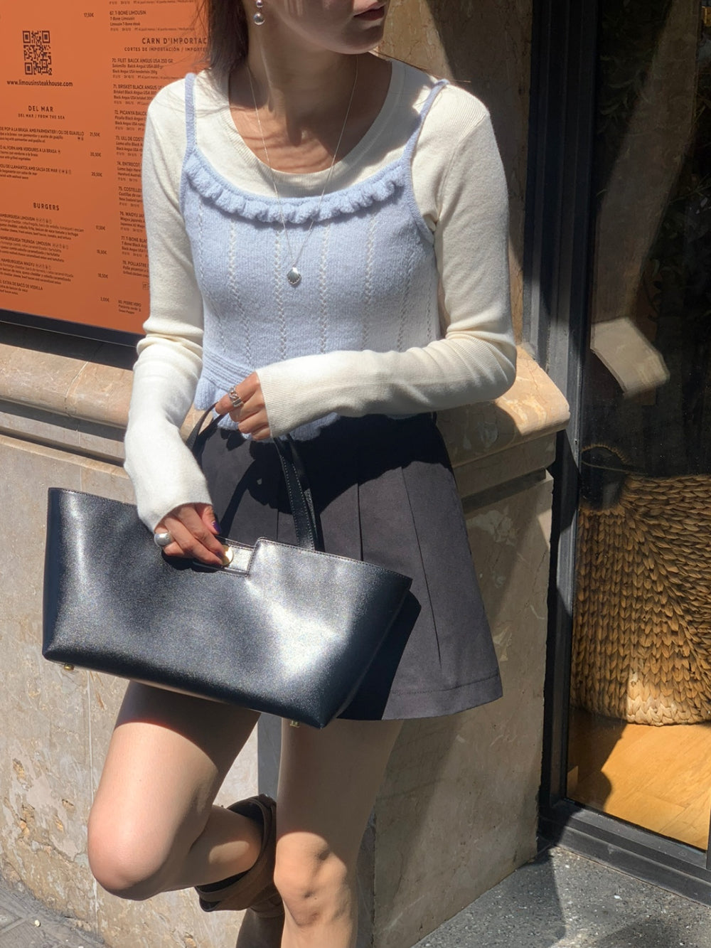 Anju knit bustier-3col