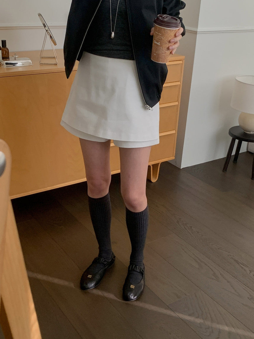 Curi skirt pants-2col