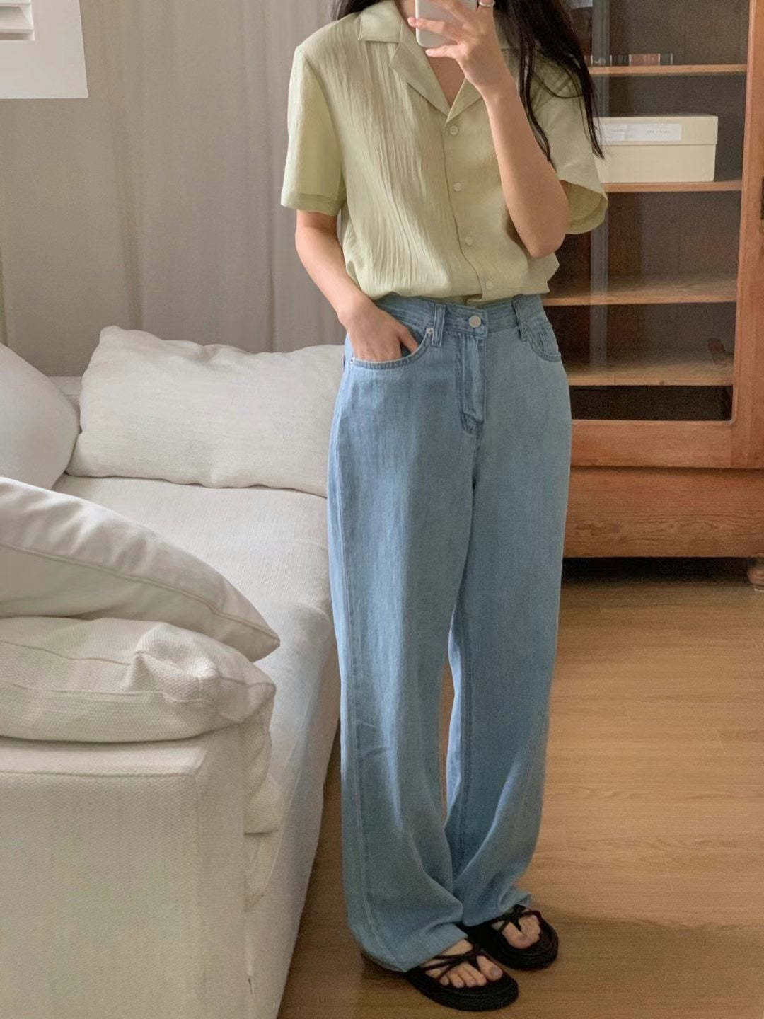 Apple blouse-3col