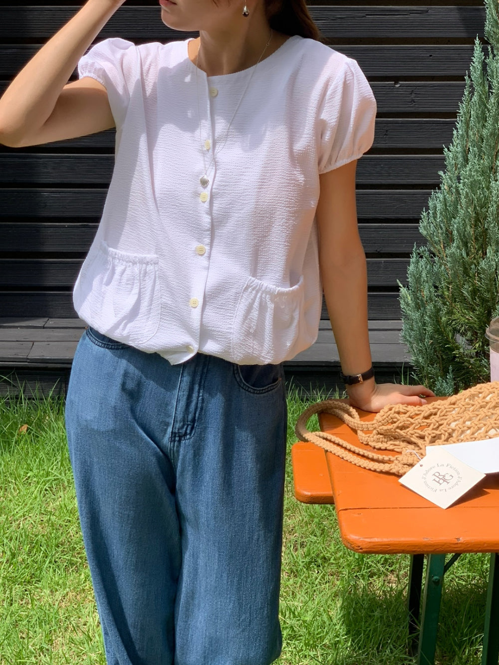Chesnut blouse jumper-2col