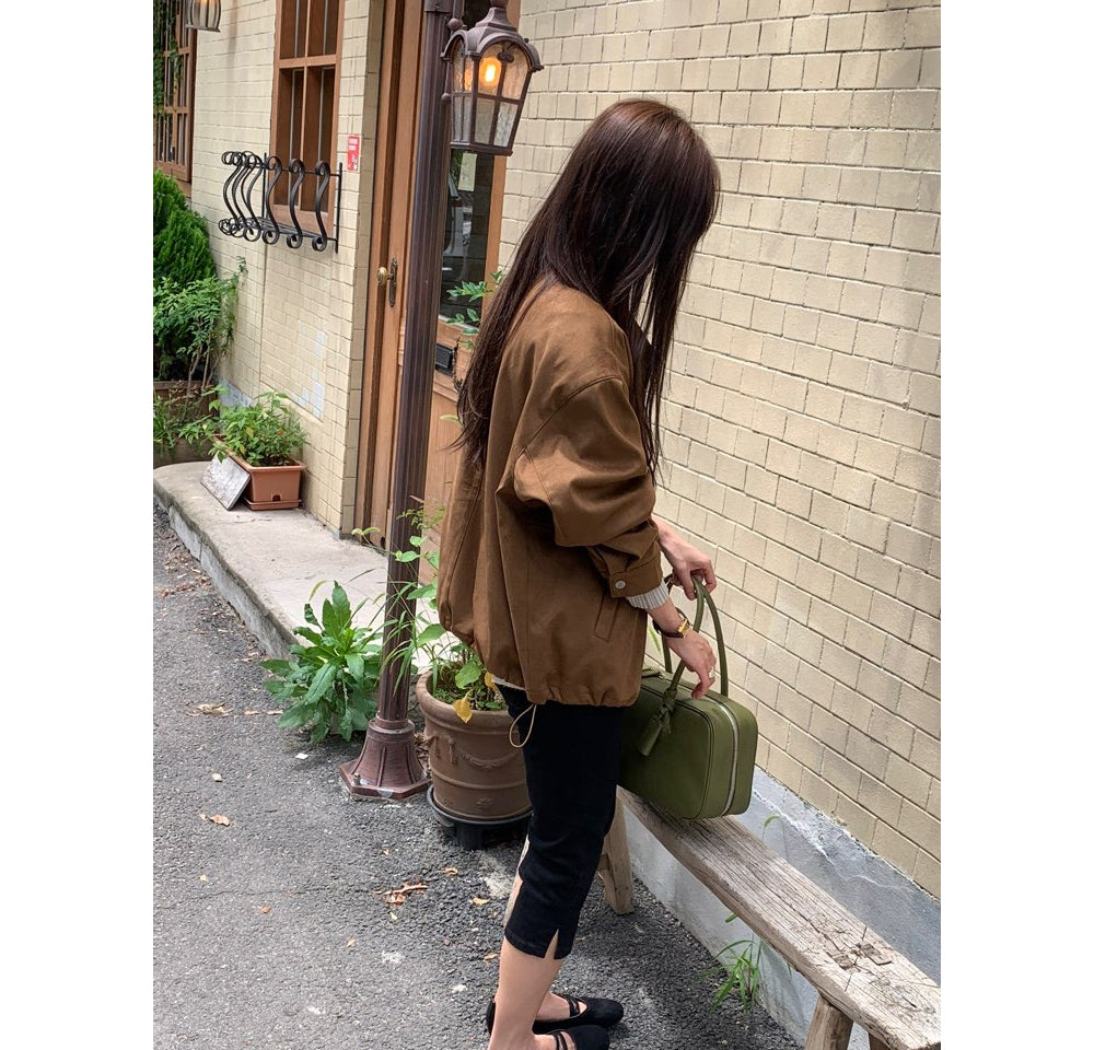 Mented Suede Jacket-2col