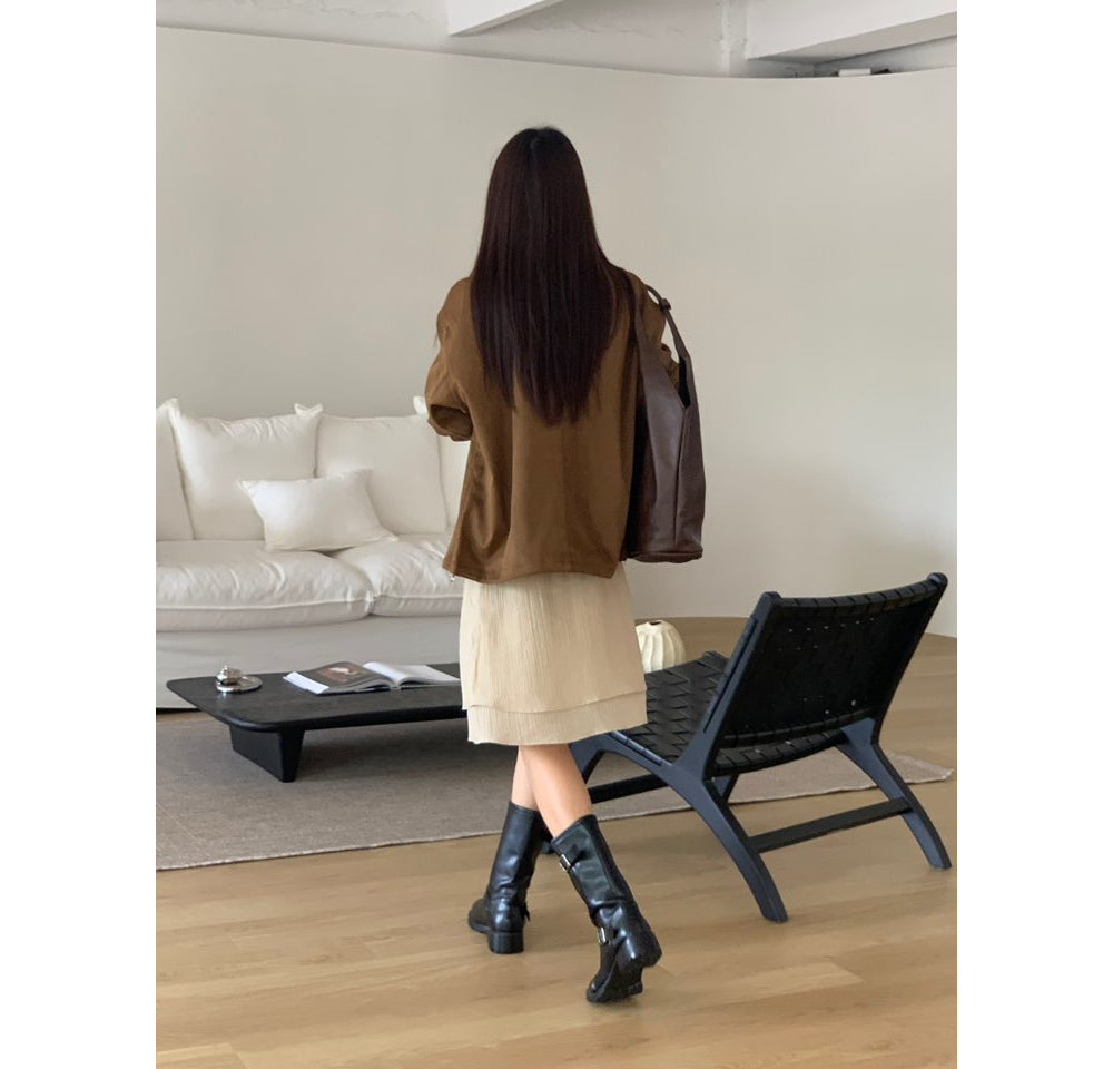 Yuzu skirt-2col