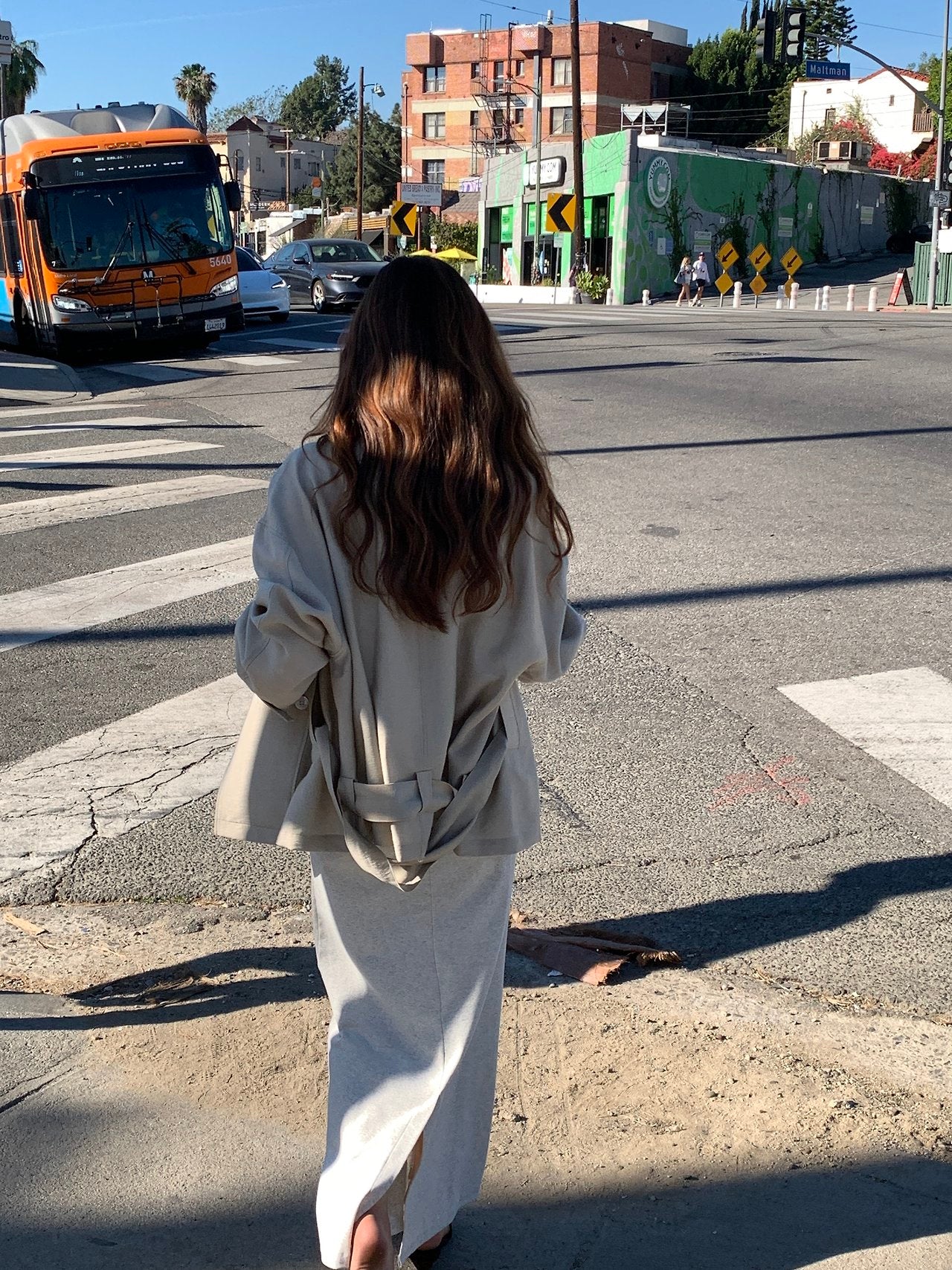 Rive jersey long skirt-4col