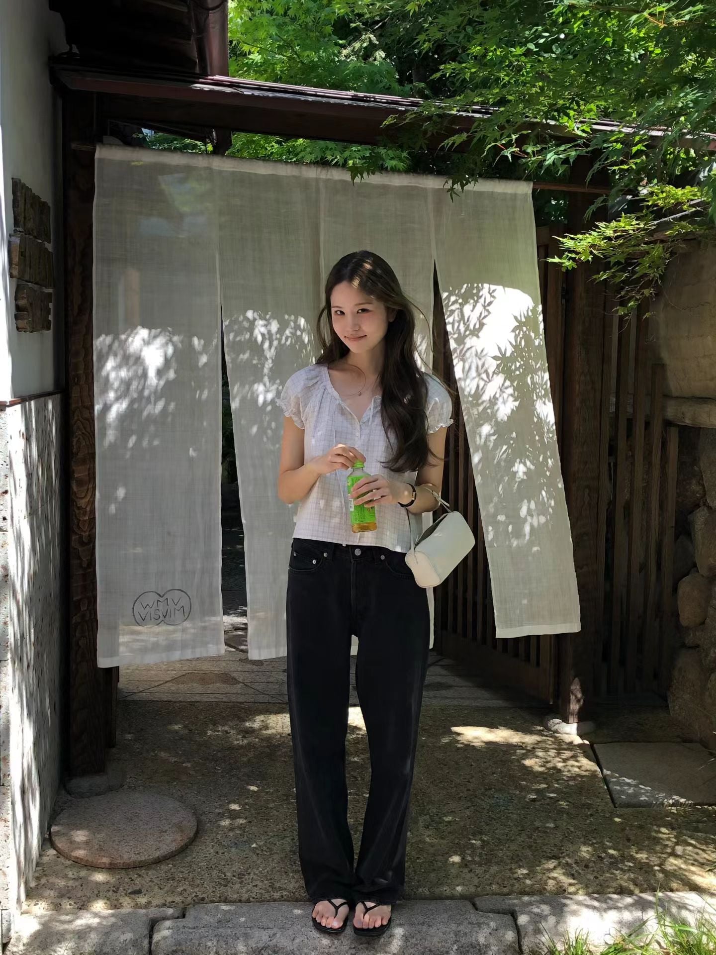 Ounce summer black washing denim