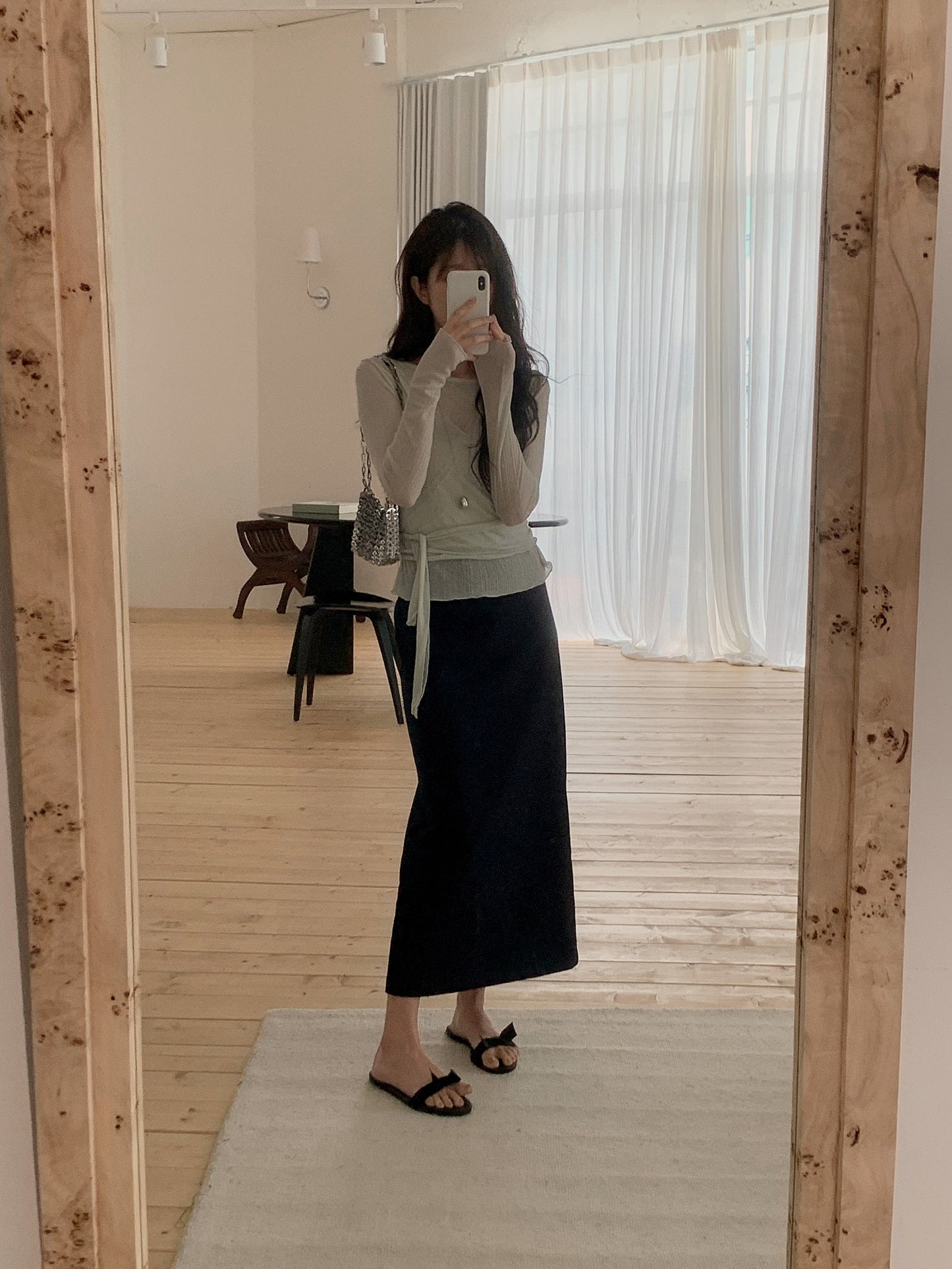 Sophie wrap vest&T set-3col