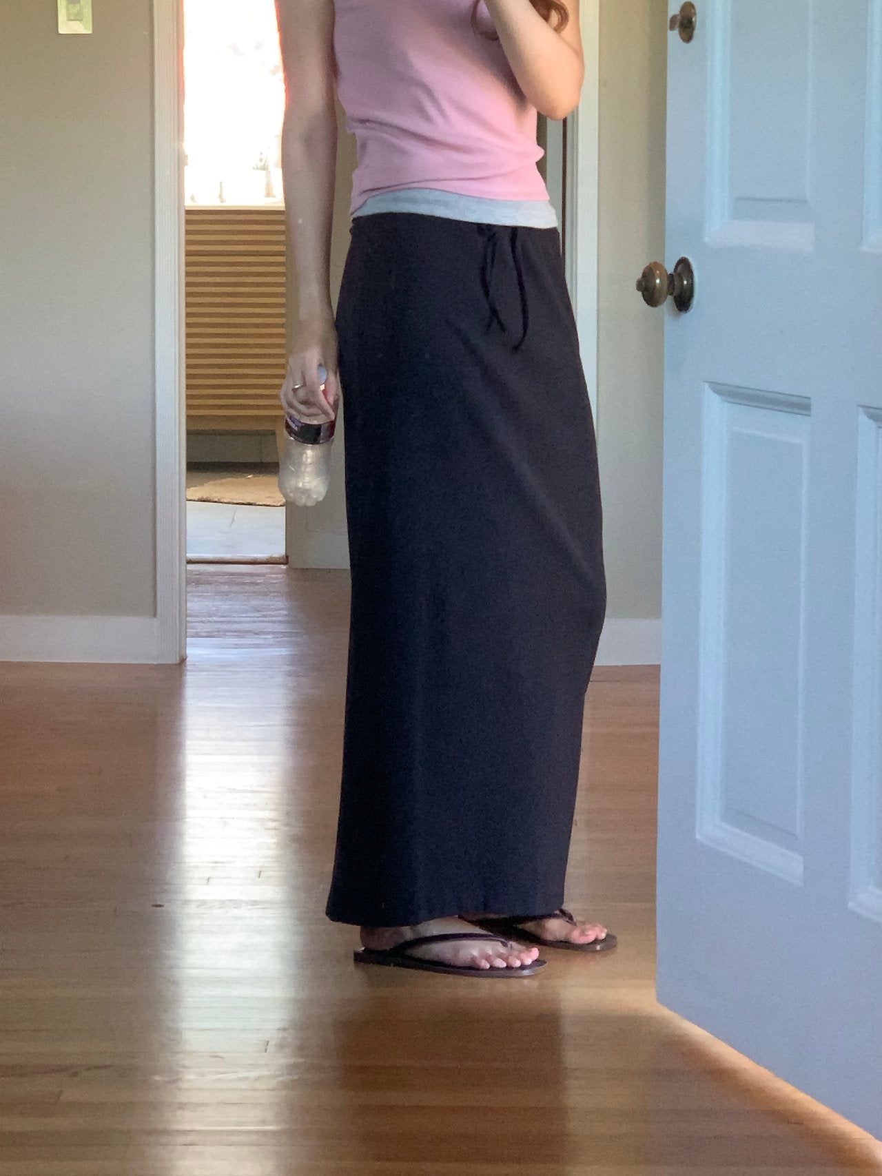 Rive jersey long skirt-4col