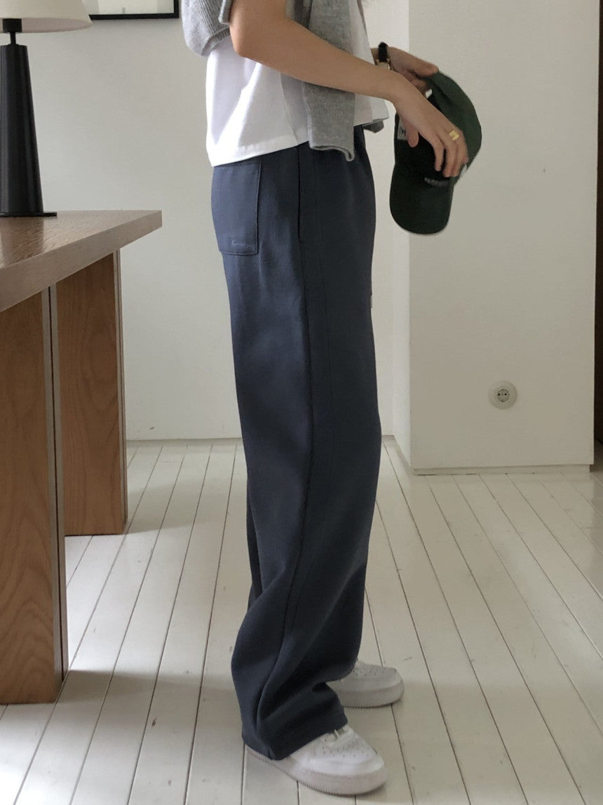 Soft string gimo training pants-4col