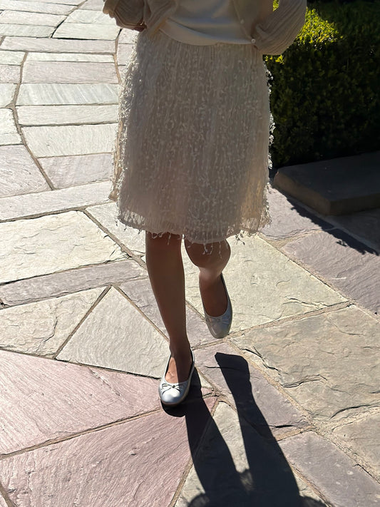 Ruel texture midi skirt