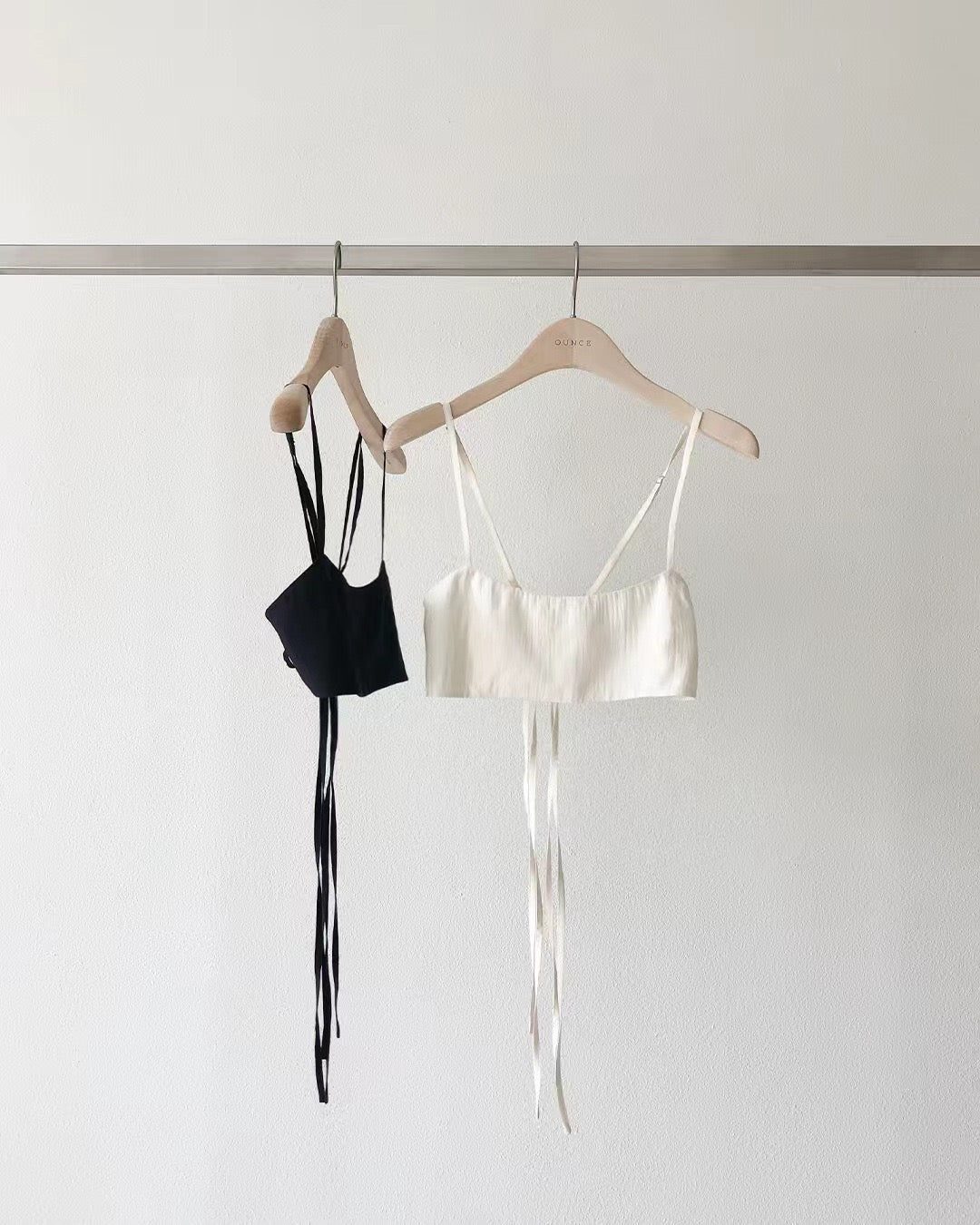 Ounce sage ribbon bustier-2col