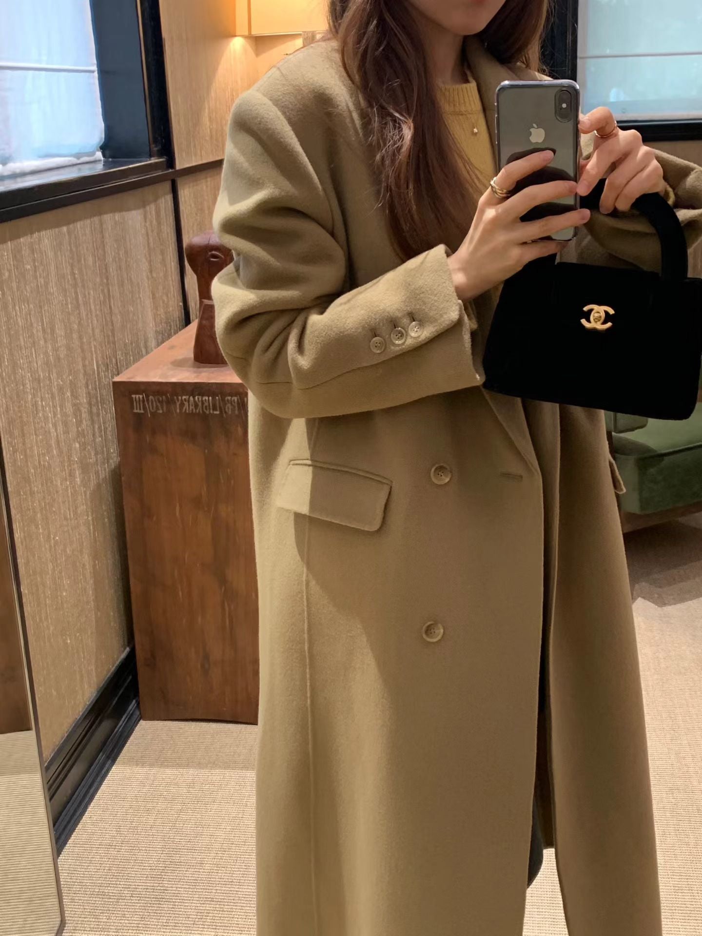 Ounce handmade tate cashmere coat-3col