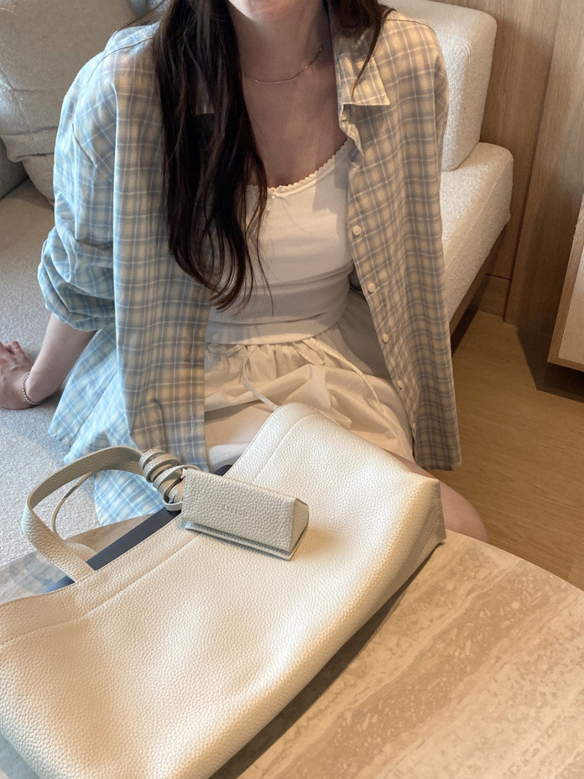 Ripple check shirt-2col
