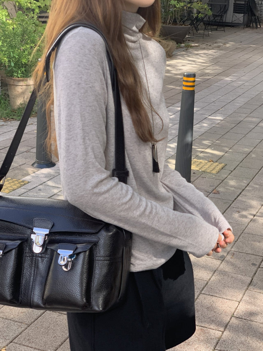 Ria soft turtleneck T-4col