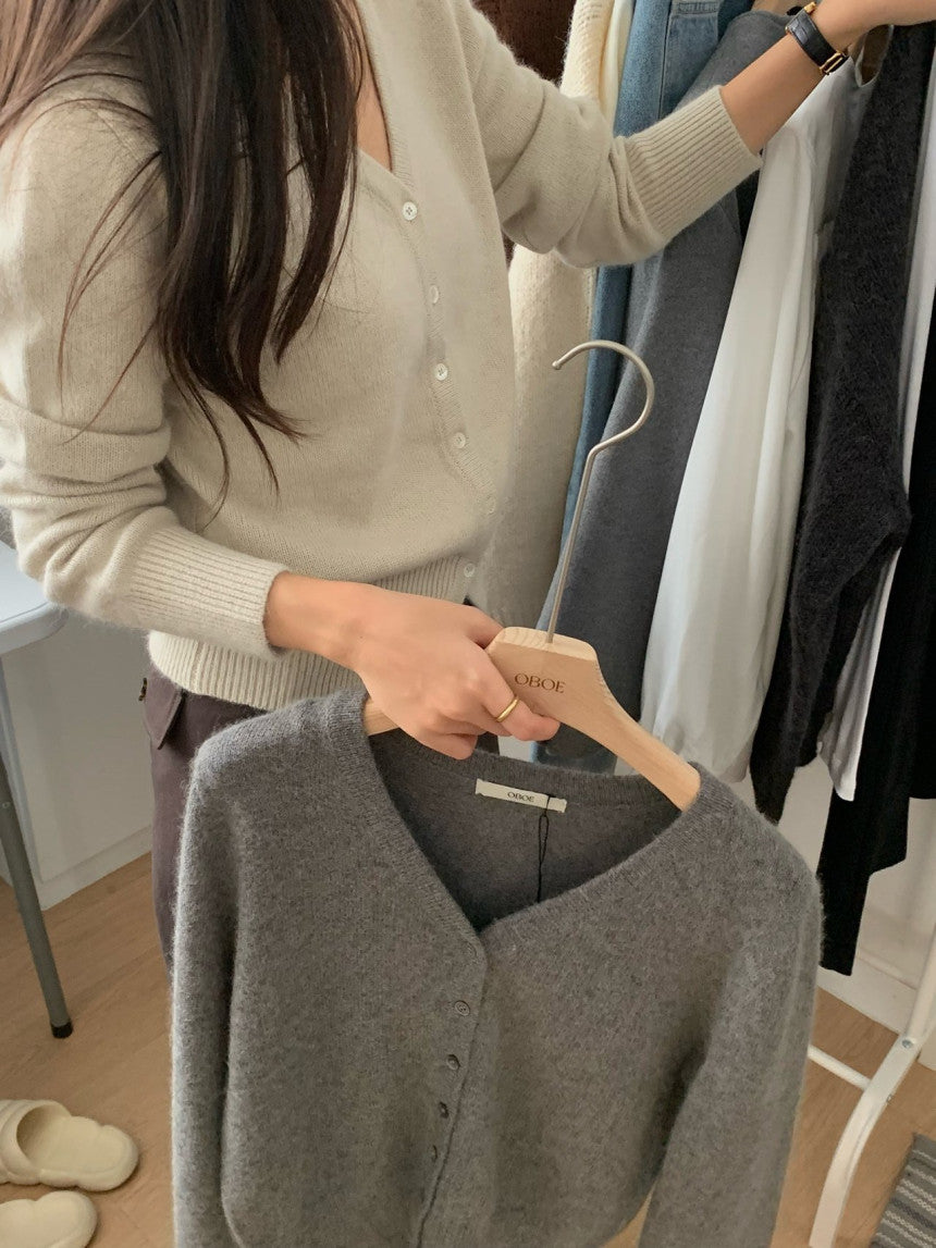 Raccoon cardigan-4col