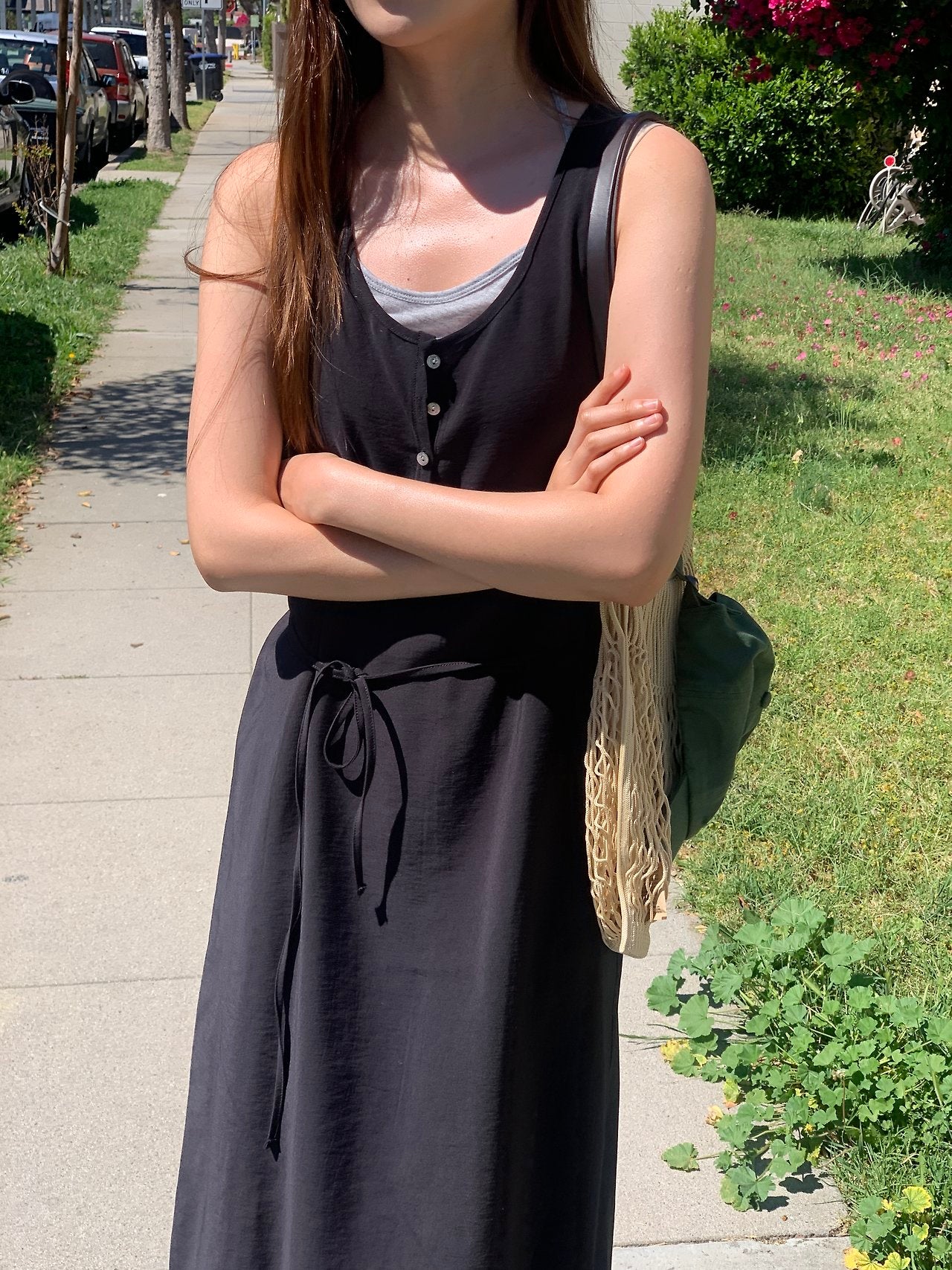 Nuel layered sleeveless&sleeve T set-3col