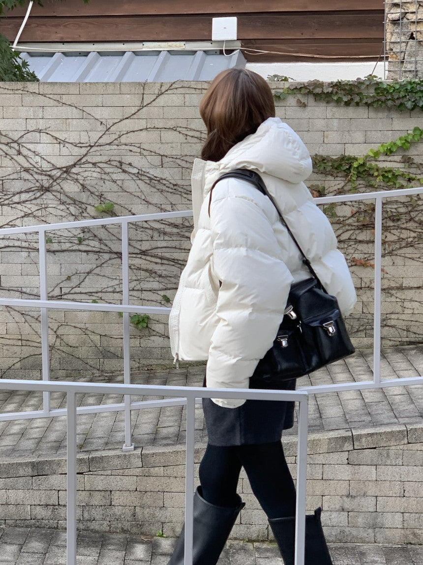 Noa hood duck down padding-3col