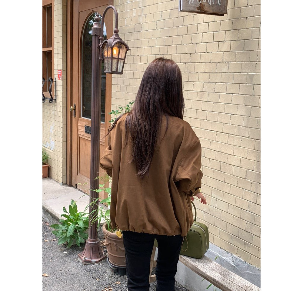 Mented Suede Jacket-2col