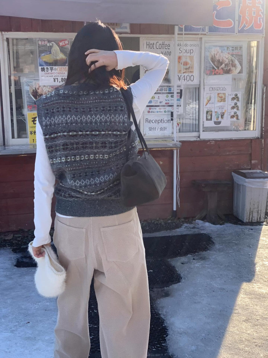 Isabel corduroy pants-2col