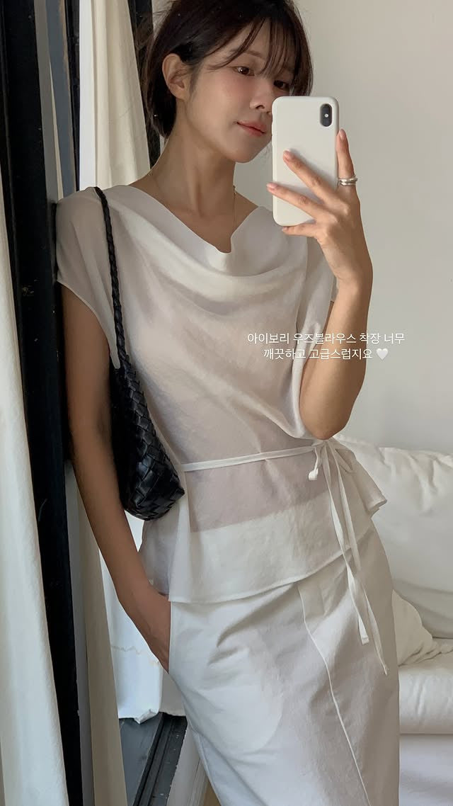 Uzu blouse-4col