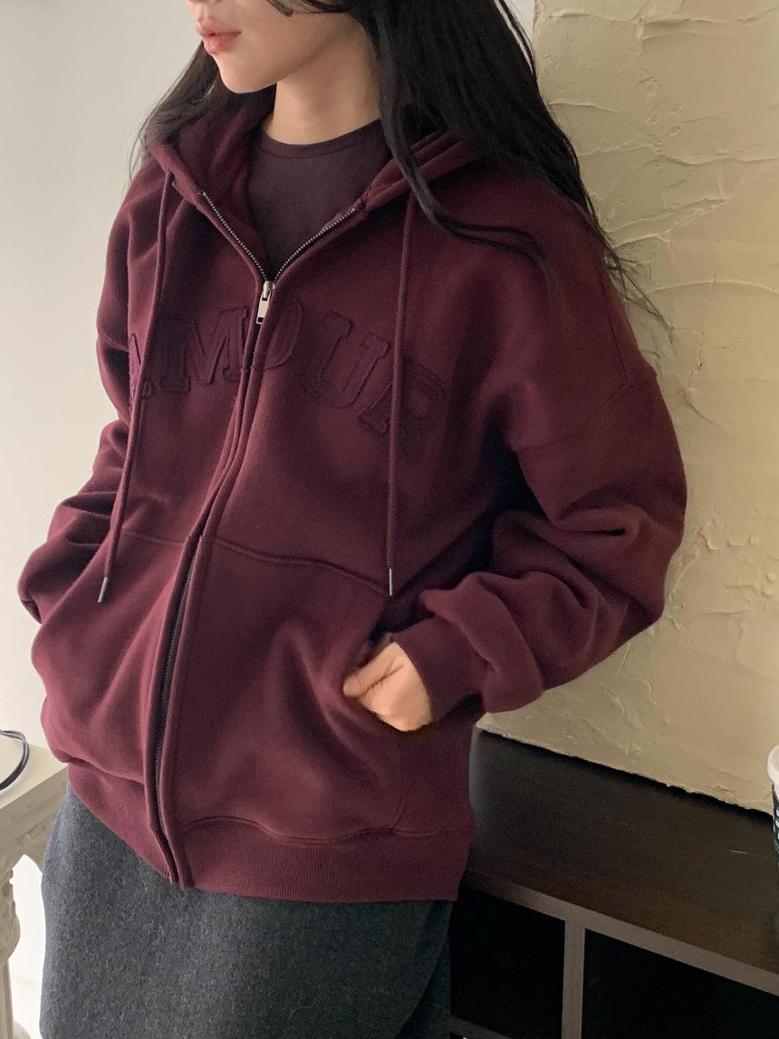 Amur hood zip up-4col