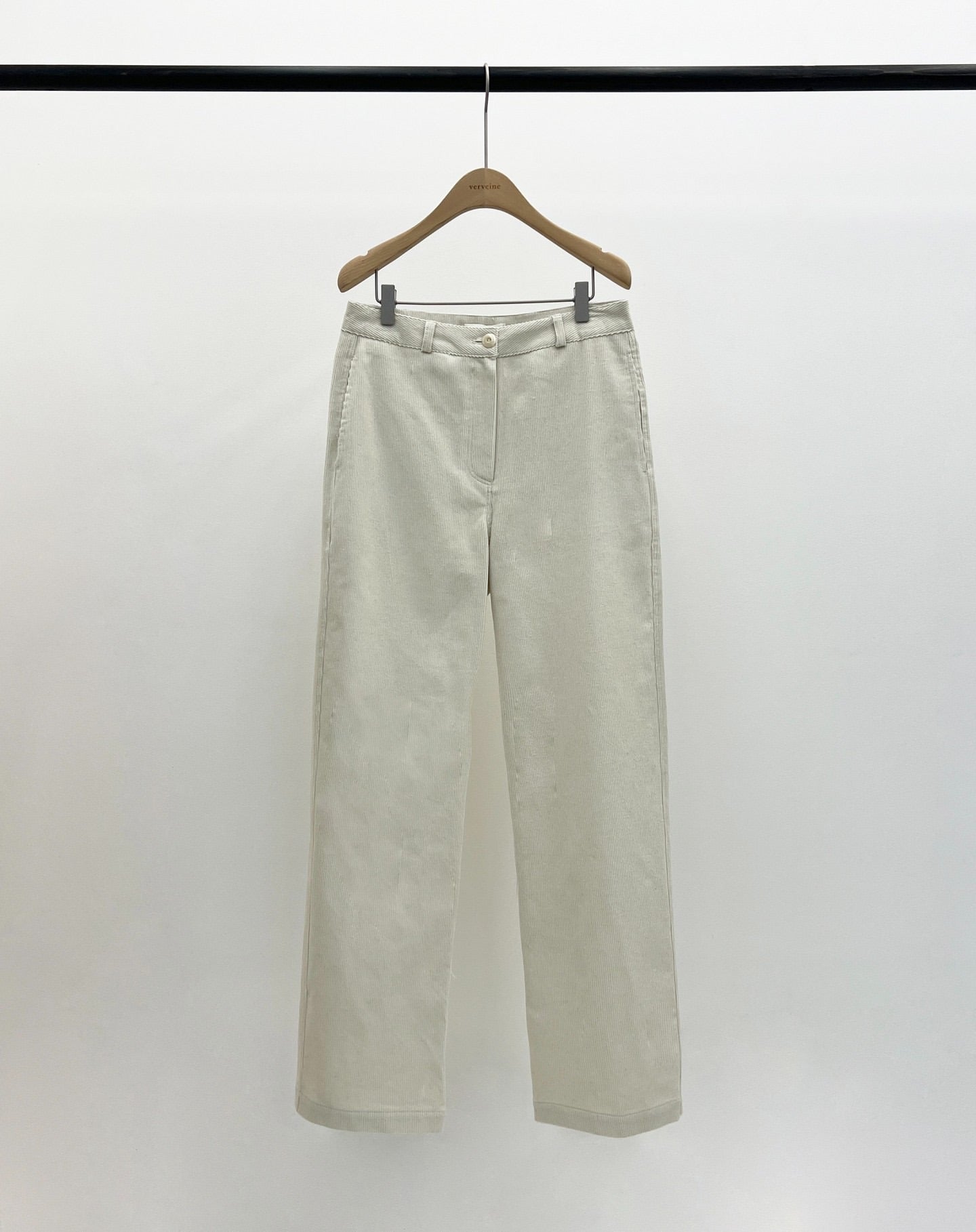 garden corduroy straight pants-3col