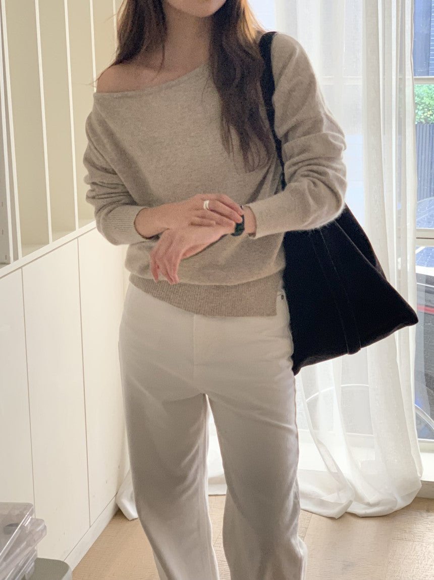 Siena fox unbalance knit-3col