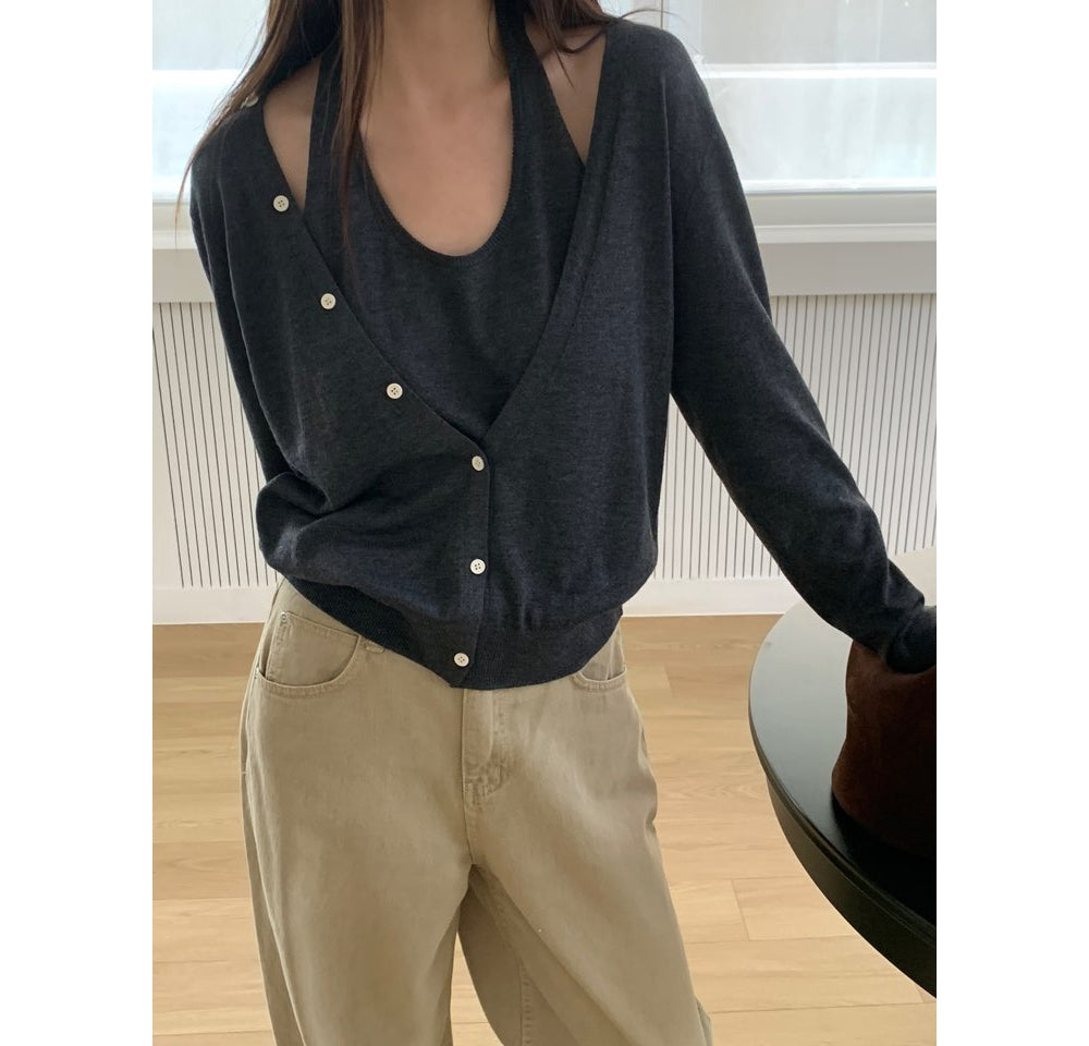 Colin Cardigan Set-4col