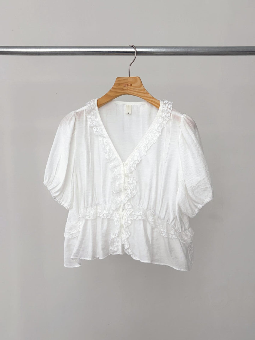 lliter netty lace blouse