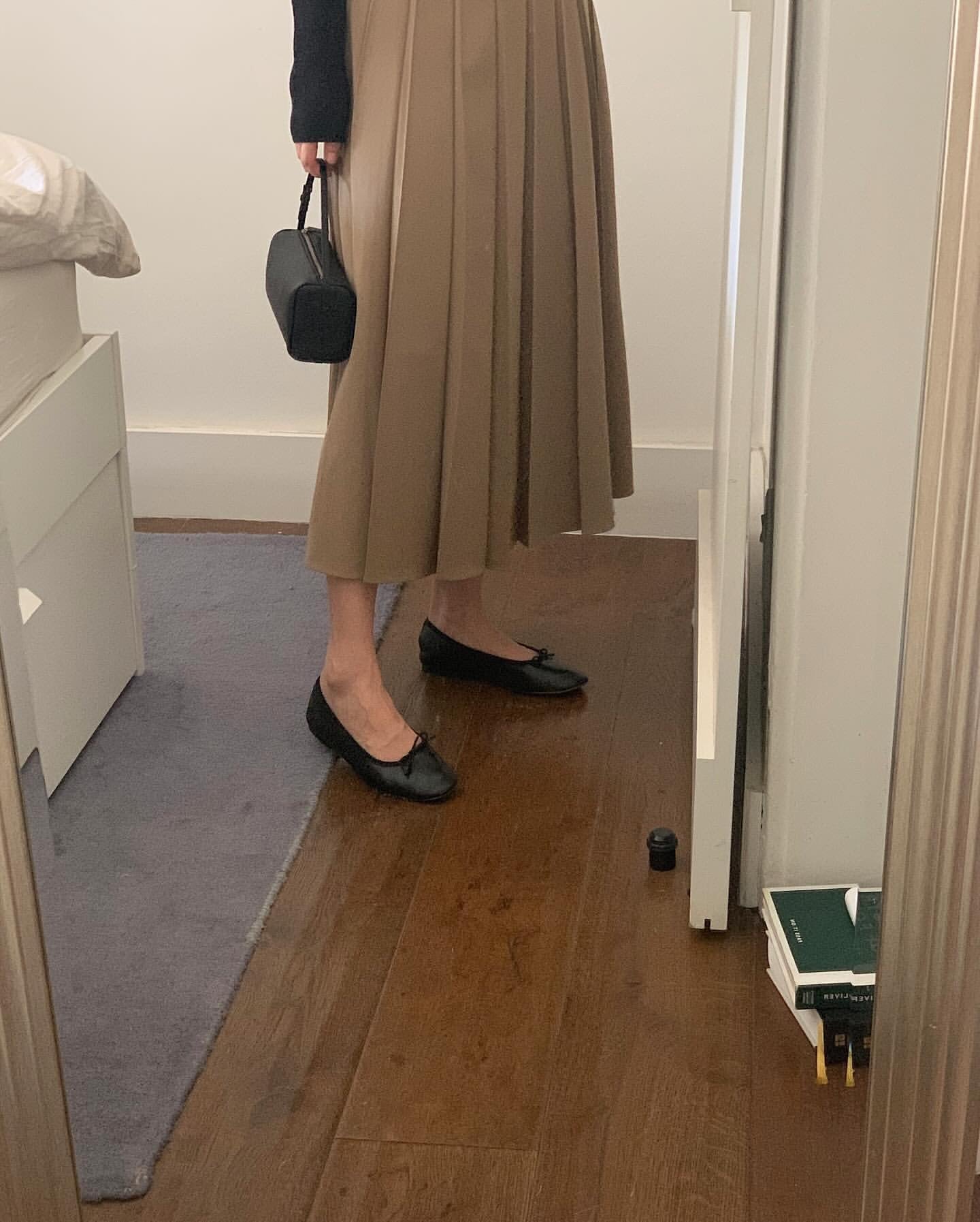 liter kkamiyu pleats skirt-2col