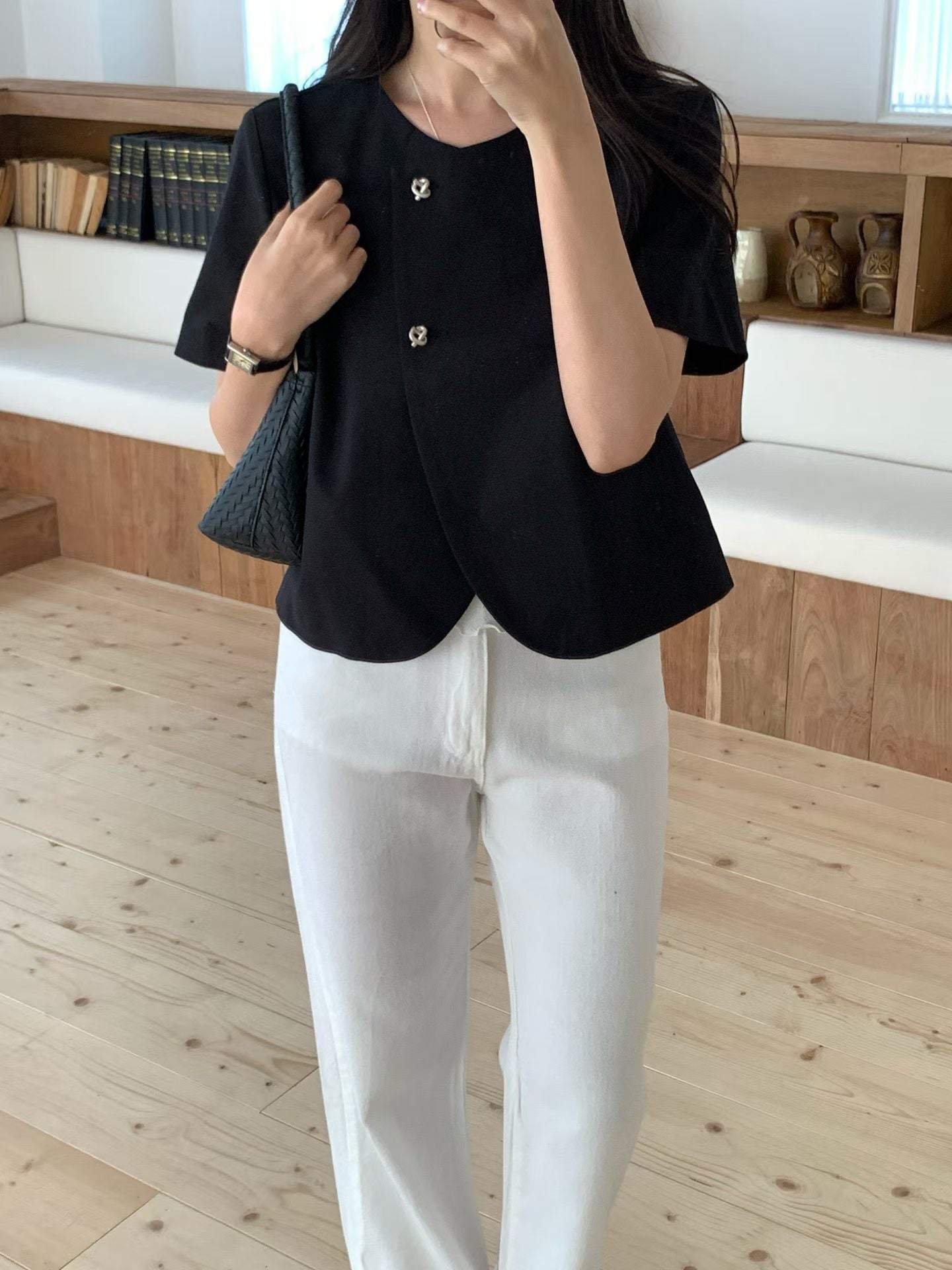 jena linen half jacket-2col
