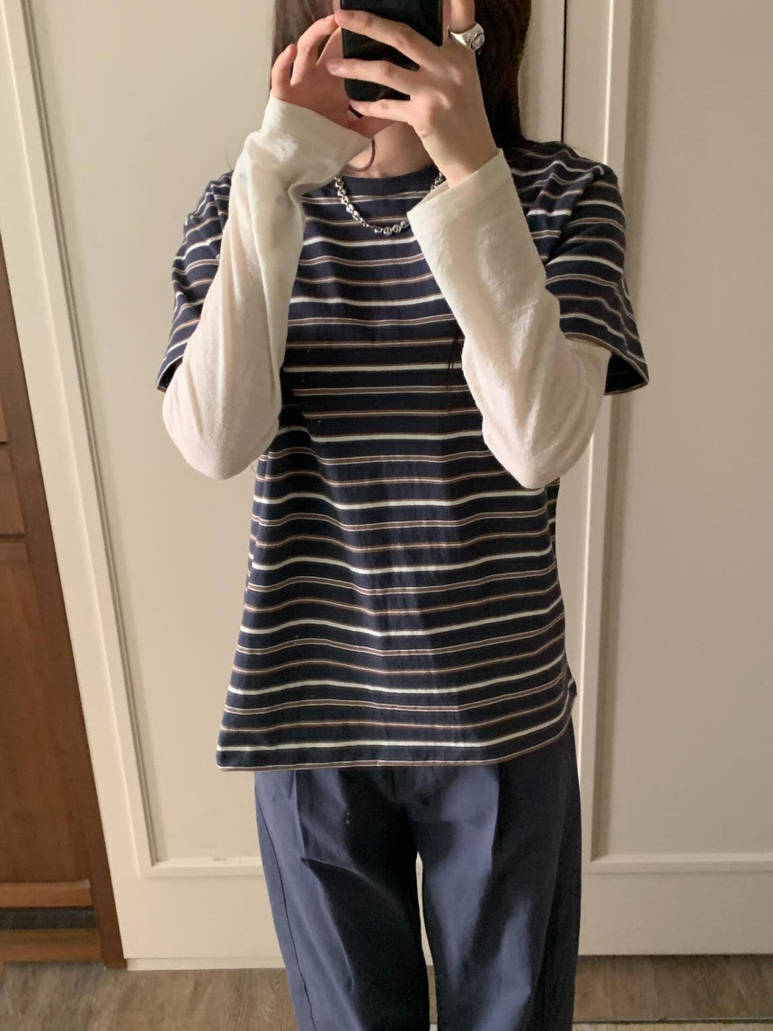 Fine jacquard T-3col