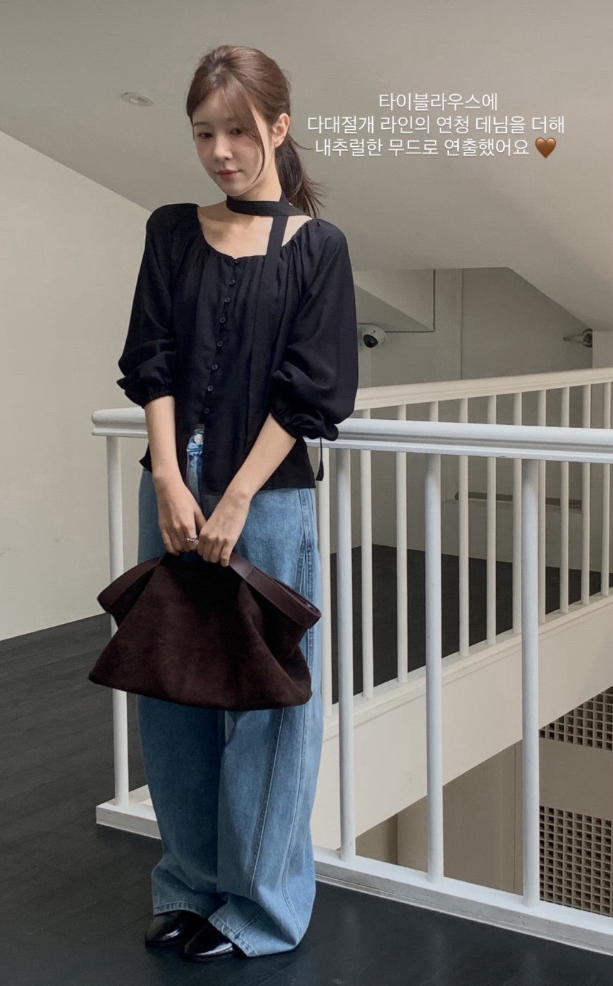 Mute wool blouse-4col