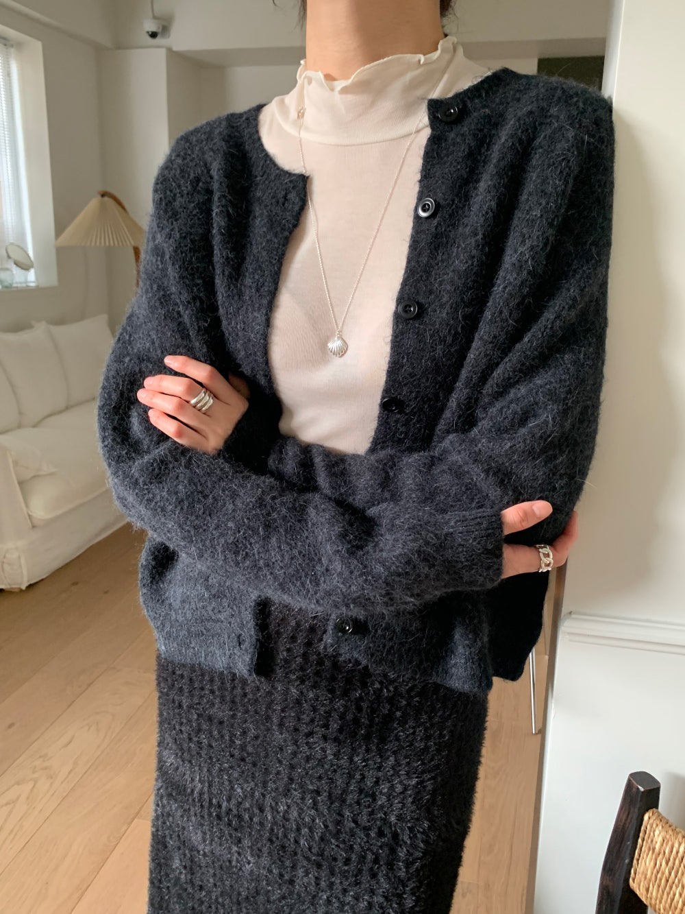 carrot cardigan-4col