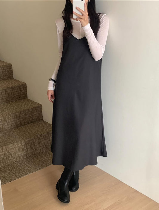 charcoal即納 Tera onepiece-3col